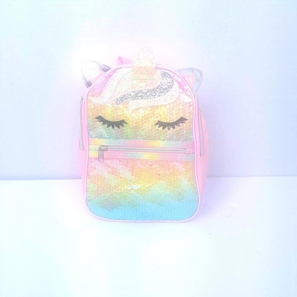 11" Girls Unicorn School Backpack Sequin‎ School Book Bag